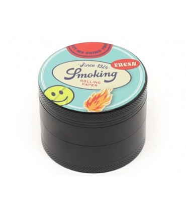 Τρίφτης καπνού SMOKING SMILY 4 PARTS METAL GRINDER 50mm 021832