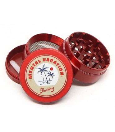 Τρίφτης καπνού SMOKING MENTAL VACATION 4 PARTS METAL GRINDER 50mm 021832