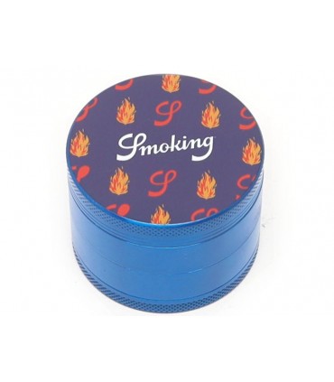 Τρίφτης καπνού SMOKING BLUE FLAME 4 PARTS METAL GRINDER 50mm 021832