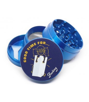 Τρίφτης καπνού SMOKING GOOD TIME FOR... 4 PARTS METAL GRINDER 50mm 021832