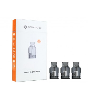 GeekVape WENAX K1/K2 Cartridge 2ml - with 0.8ohm coil (3 ανταλλακτικά)