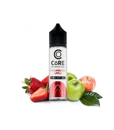 DINNER LADY CORE FLAVOUR SHOT STRAWBERRY APPLE 20/60ml (φράουλα και μήλο)