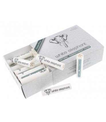 Φίλτρα Πίπας Καπνού White Elephant NATUR 9mm MEERSCHAUM με 40 Φίλτρα - 1 Πακετάκι