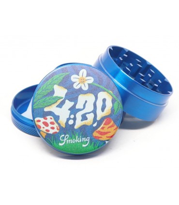 Τρίφτης καπνού SMOKING 420 4 PARTS METAL GRINDER 50mm 023126