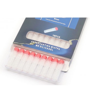 Ανταλλακτικά φίλτρα BIG BEN SILICAGEL 18pcs 8mm 228A για πίπα τσιγάρου- 1 Πακετάκι