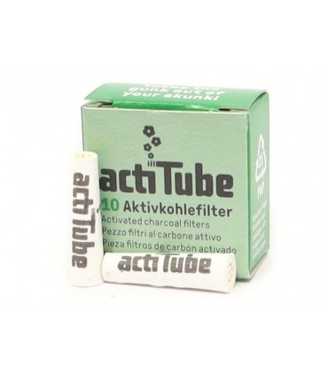 actiTube KONIK 6mm 10 Κωνικά φίλτρα στριφτού ενεργού άνθρακα