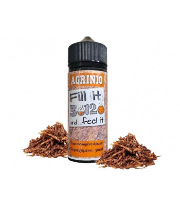 Atmos Lab AGRINIO Fill it & Feel it Shake and Vape 30/120ML (καπνικό)