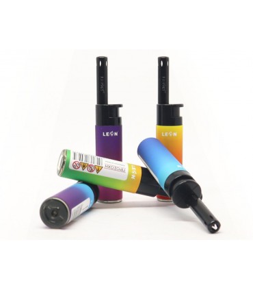 Αναπτήρας Μακρύς LEON 170911 CANDLE RAINBOW  LIGHTER (10.5cm) - 1 Τεμάχιο
