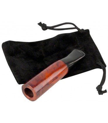 ΠΙΠΑ ΓΙΑ ΠΟΥΡΑ ΜΕ ΔΙΑΜΕΤΡΟ 13mm 013034 ΞΥΛΟ ΡΕΙΚΙ CIGAR HOLDER ORANGE/BLACK