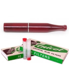 Πίπα τσιγάρου ANICOT ΜΠΟΡΝΤΟ LUXOR EXTRA SLIM (5.7mm)