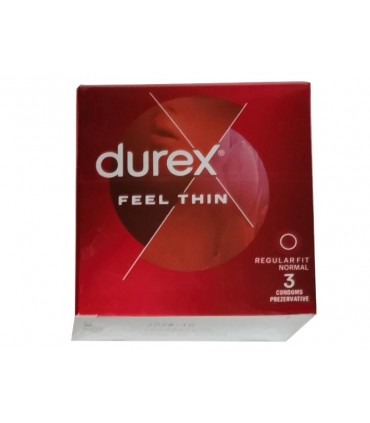 DUREX FEEL THIN  (3 ΠΡΟΦΥΛΑΚΤΙΚΑ) ΜΕ ΛΙΠΑΝΤΙΚΟ