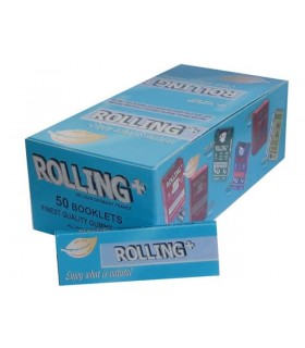 Κουτί με 50 χαρτάκια Rolling μπλε  47500-042