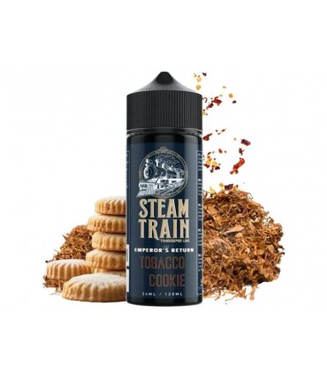 STEAMTRAIN TIMEKEEPER LINE Flavour Shot  EMPERORS RETURN  TOBACCO COOKIE  24ml / 120ml (καπνικό με μπισκότο)