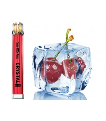 CRYSTAL PLUS COMBO RED DEVICE 2ml CHERRY ICE 20mg νικ. ηλεκτρονικό επαναφορτιζόμενο τσιγάρο με ανταλλακτικό