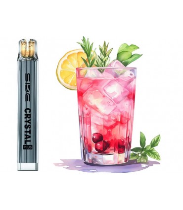 CRYSTAL PLUS COMBO GREY DEVICE 2ml PINK LEMONADE  20mg νικ. ηλεκτρονικό επαναφορτιζόμενο τσιγάρο με ανταλλακτικό