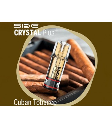 CRYSTAL PLUS POD 2ml CUBAN TOBACCO 20mg νικ. Ανταλλακτικό (κουβανέζικο πούρο)