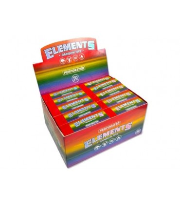 ELEMENTS RAINBOW PERFORATED 50 (ΣΠΑΣΤΕΣ ΧΡΩΜΑΤΙΣΤΕΣ ΤΖΙΒΑΝΕΣ) ΚΟΥΤΙ 50 ΤΕΜ