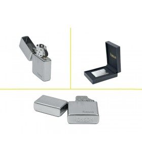 Αναπτήρας Ronson No 2008 Fluid Lighter Chrome Vert Brushed