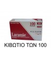 Τσιγαροσωλήνες Laramie Red Full Flavor Κόκκινο των 100Χ100 κιβώτιο με άδεια τσιγάρα
