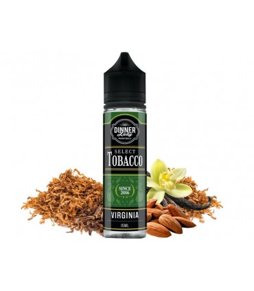 DINNER LADY SELECTED TOBACCO VIRGINIA FLAVOUR SHOT 15/60ml (καπνικό με ξηρούς καρπούς και βανίλια)