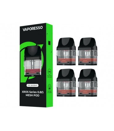 VAPORESSO XROS Pod 3ml with Mesh coil 0.8ohm (4 ανταλλακτικά) Corex 2