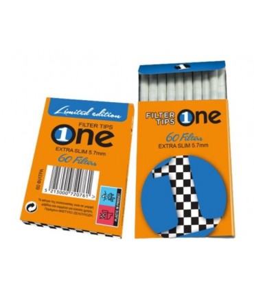 Φιλτράκια στριφτού One Extra Slim 60 new - 1 πακετάκι