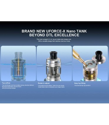 VINCI SPARK 100w with UFORCE-X NANO TANK 4.5ml KIT by Voopoo