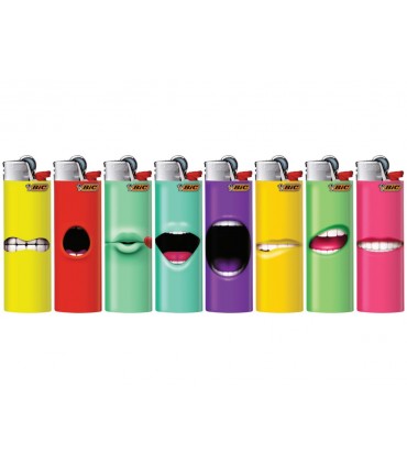 Bic Maxi MOUTH EXPRESSION J26 ΜΕΓΑΛΟΣ 525606 (8 Αναπτήρες)