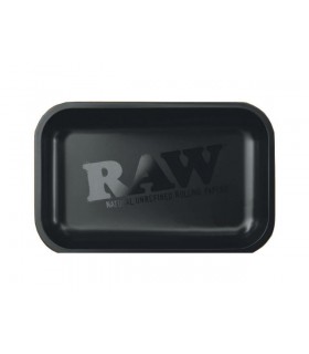 Δίσκος στριφτού RAW BLACK MATTE METAL ROLLING TRAY SMALL