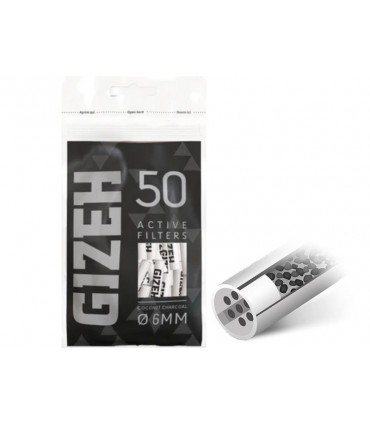 GIZEH BLACK ACTIVE FILTERS 6mm 50 ΦΙΛΤΡΑ GIF133