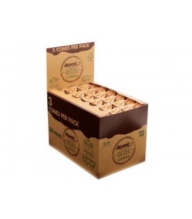 Κώνοι Atomic natural Cones KS Hemp 110mm (συσκευασία με 24 πακετάκια των 3)