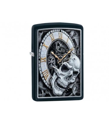 Αναπτήρας ZIPPO 29854 SKULL CLOCK DESIGN