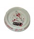 ΣΤΑΧΤΟΔΟΧΕΙΟ SMOKING ROLL WITH IT  SKATER (WHITE) 20cm ΜΕΓΑΛΟ METAL ASHTRAY