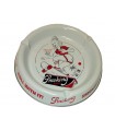ΣΤΑΧΤΟΔΟΧΕΙΟ SMOKING ROLL WITH IT  SKATER (WHITE) 20cm ΜΕΓΑΛΟ METAL ASHTRAY