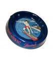 ΣΤΑΧΤΟΔΟΧΕΙΟ SMOKING ROLL WITH IT  SURF (BLUE) 20cm ΜΕΓΑΛΟ METAL ASHTRAY