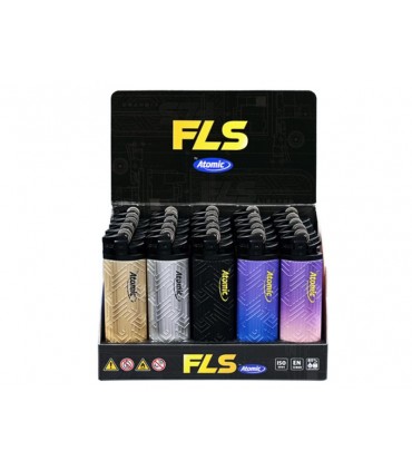 Αναπτήρας  πέτρας ATOMIC FLS PREMIUM CLRS 3934000 -  Μεγάλος σε διάφορα χρώματα (ΚΟΥΤΙ ΤΩΝ 25)