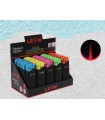 LEON 170188 ΜΟΝΟΧΡΩΜΟΣ  BLACKLIGHT WINDPROOFLIGHTER αναπτήρας αντιανεμικός (ΚΟΥΤΙ ΤΩΝ 25)