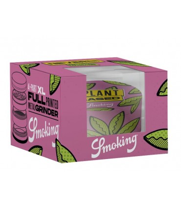 SMOKING XL PLANT BASED  GRINDER 63mm 4 parts 023881