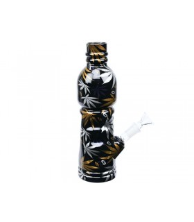 Γυάλινο Bong ATOMIC-Glassbong 12cm Bottle Leaf  0212872