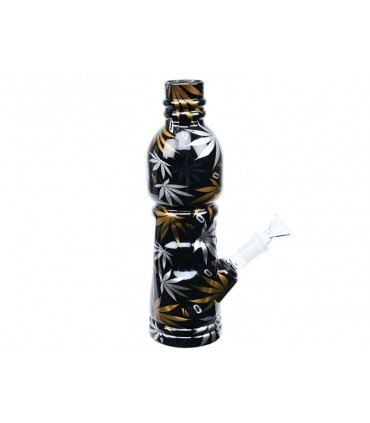 Γυάλινο Bong ATOMIC-Glassbong 12cm Bottle Leaf  0212872