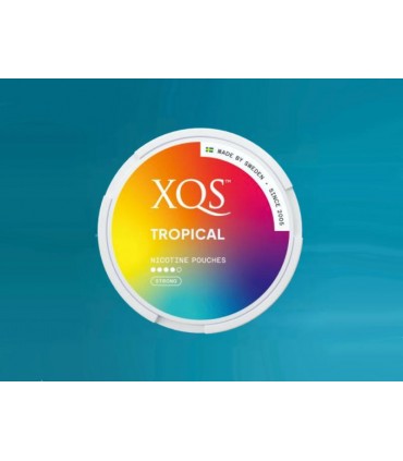 XQS  σακουλάκια νικοτίνης TROPICAL STRONG 20  8mg Νικοτίνη (Made in Sweden)