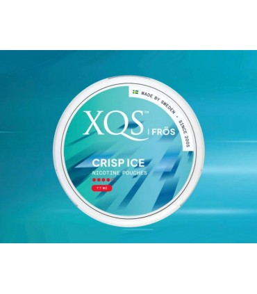 XQS FROS  σακουλάκια νικοτίνης CRISP ICE  20  7.7mg Νικοτίνη (Made in Sweden)