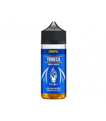 HALO BLUE TRIBECA Smooth Tobacco  MIX AND VAPE 40/120ML (καπνικό με καραμέλα και βανίλια)