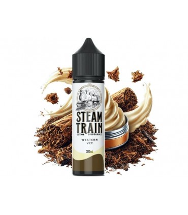 STEAMTRAIN DISPOSABLE EDITION Flavour Shot WESTERN VCT  20ml / 60ml (καπνικό με κρέμα)