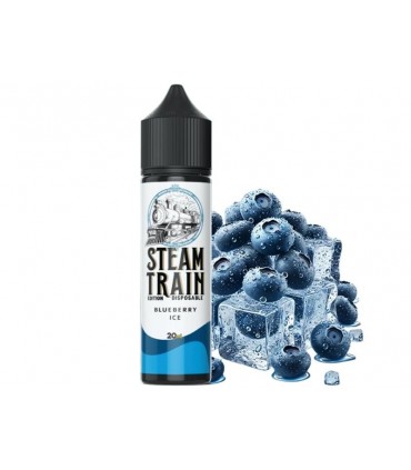 STEAMTRAIN DISPOSABLE EDITION Flavour Shot BLUEBERRY ICE 20ml / 60ml (βατόμουρα με πάγο)