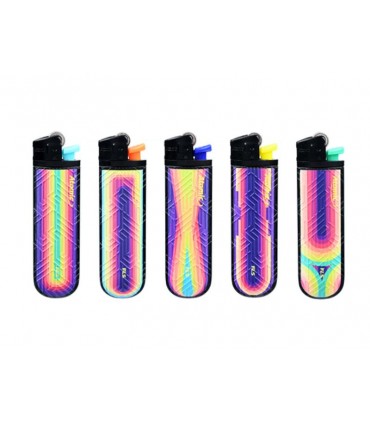 Αναπτήρας  πέτρας ATOMIC FLS RAINBOW 3934021 -  Μεγάλος σε διάφορα σχέδια - 1 τεμάχιο