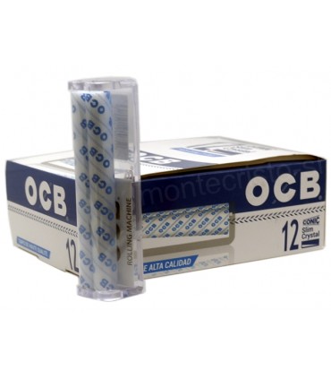 OCB CONIC SLIM CRYSTAL για KS κώνους μηχανή στριφτού (κουτί των 12)