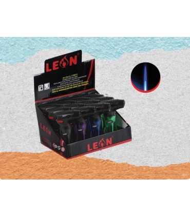 LEON 170812 POCKET TORCH ΔΙΑΦΑΝΟΣ Πλάγιος Αναπτήρας Αντιανεμικός (ΚΟΥΤΙ ΤΩΝ 12)