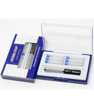 ΠΙΠΑ ΤΣΙΓΑΡΟΥ OVER TOP 0-320A EXTRA SLIM SILVER ΜΕ ΑΝΤΑΛΛΑΚΤΙΚΟ ΦΙΛΤΡΟ