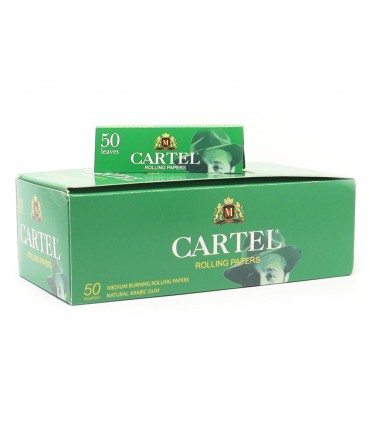 CARTEL GREEN 50 ΚΑΝΟΝΙΚΗ ΚΑΥΣΗ ΧΑΡΤΑΚΙΑ ΣΤΡΙΦΤΟΥ (ΚΟΥΤΙ 50 ΤΕΜ)